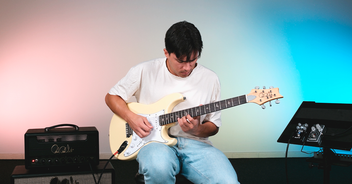 PRS SE Silver Sky Moon White