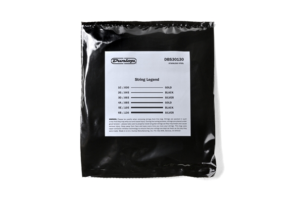 Dunlop - DBS30130 Stainless Steel, Medium Set/6 Dunlop - DBS30130 Stainless Steel, Medium Set/6