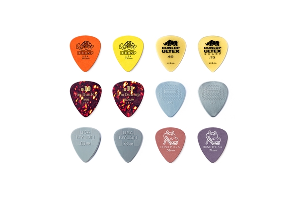 Dunlop - PVP101 LT/MED Variety pack (busta da 12 plettri)
