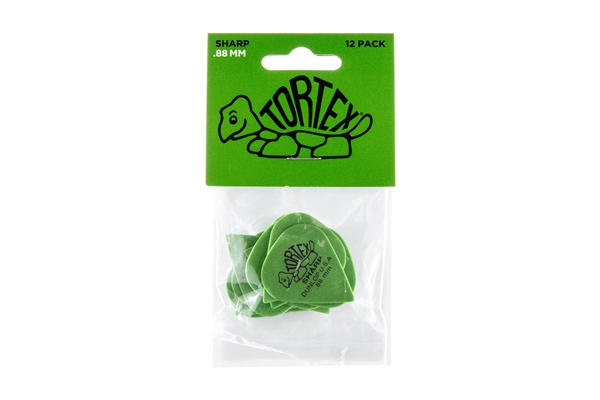 Dunlop - 412P.88 Tortex Sharp Green