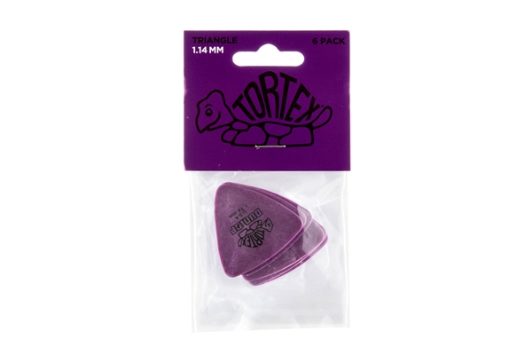 Dunlop - 431P Tortex Triangle Purple 1.14