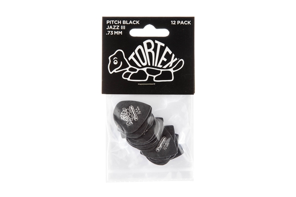 Dunlop - 482P Pitch Black Jazz III .73