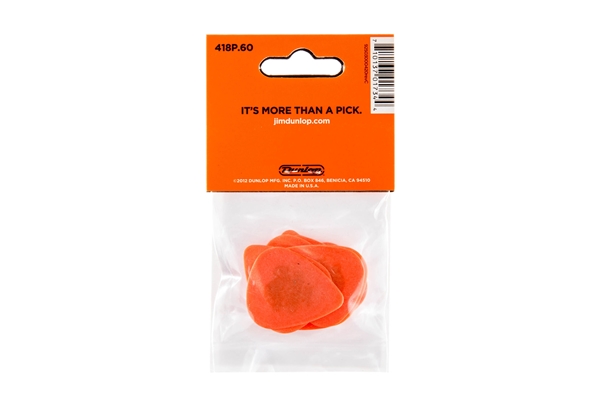 Dunlop - 418P Tortex Standard Orange .60