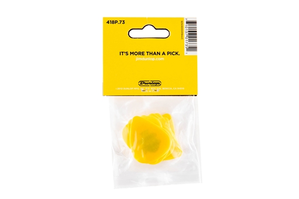 Dunlop - 418P Tortex Standard Yellow .73