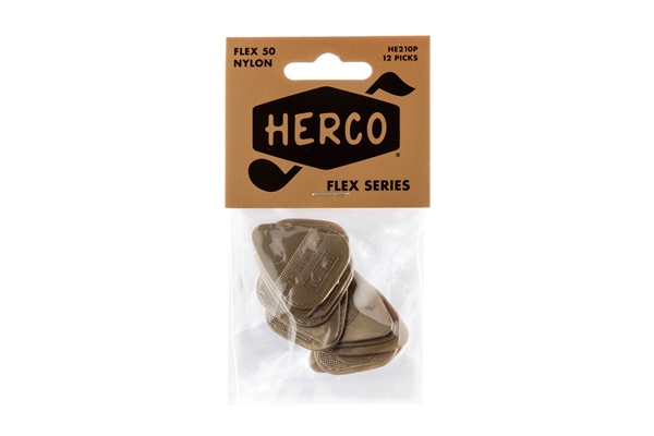 Dunlop - HE210P Herco Flat Gold, Medium