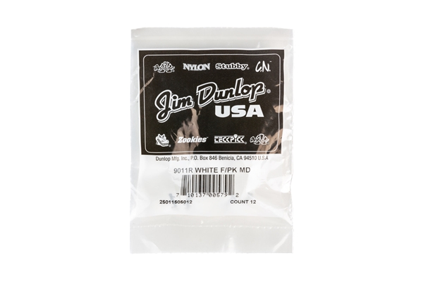Dunlop - 9011R FINGER MEDIUM - BAG 12 PLETTRI