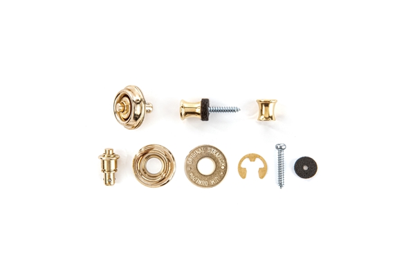 Dunlop - SLS1104G Straplok Original Strap Retainer System, Gold