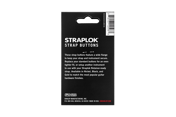 Dunlop - 2PSLS034G Straplok Dual Button Gold