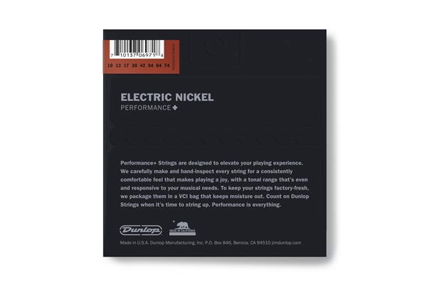 Dunlop - DEN1074 Nickel Plated Steel, Medium, Set/8