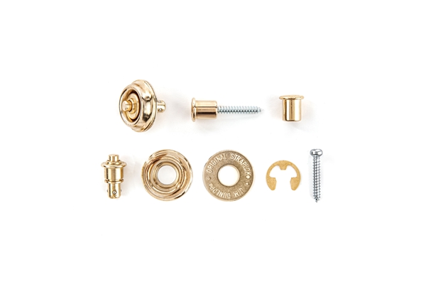 Dunlop - SLS1404G Straplok Flush Mount Strap Retainer System, Gold