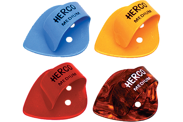 Dunlop - HE111 Herco Flat Thumbpicks Light Box/24