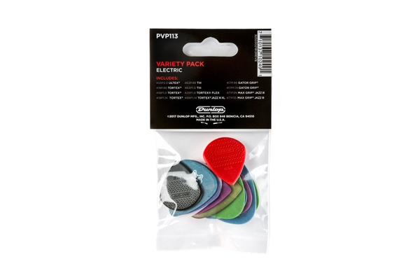 Dunlop - PVP113 Electric Variety Pack (busta da 12 plettri)