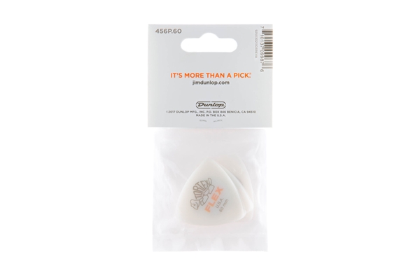 Dunlop - 456P.60 Tortex Flex Triangle .60 mm Pack/6