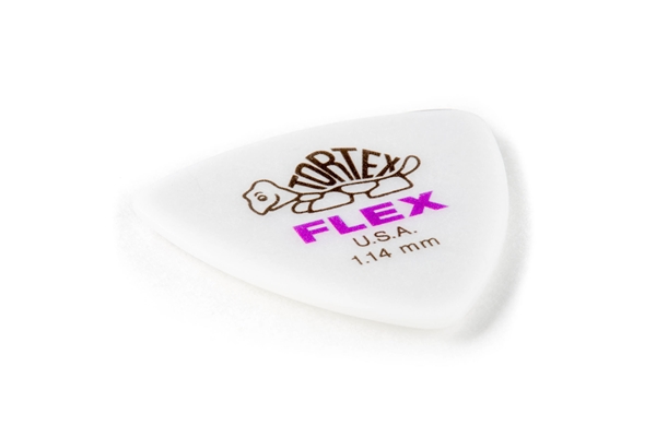 Dunlop - 456R1.14 Tortex Flex Triangle 1.14 mm Bag/72