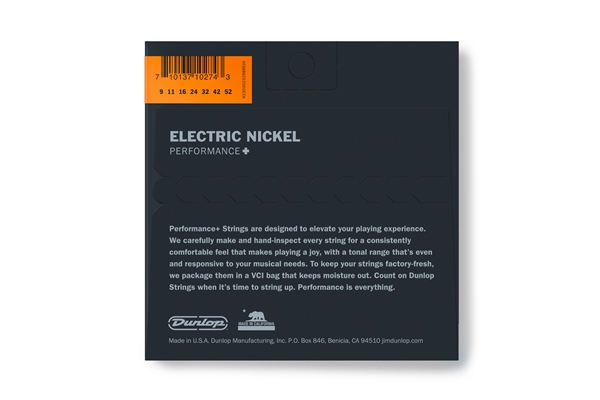 Dunlop - DEN0952 Nickel Plated Steel, Extra Light, Set/7
