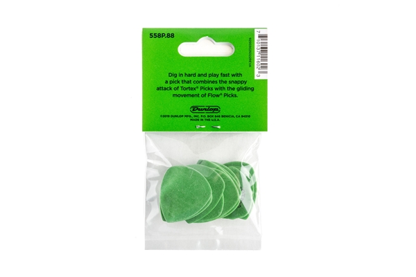 Dunlop - 558P088 Tortex Flow Standard .88 mm Player's Pack/12