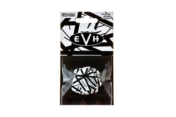 EVHP03 EVH Max Grip White With Black Stripes 0.60 mm Pack/6