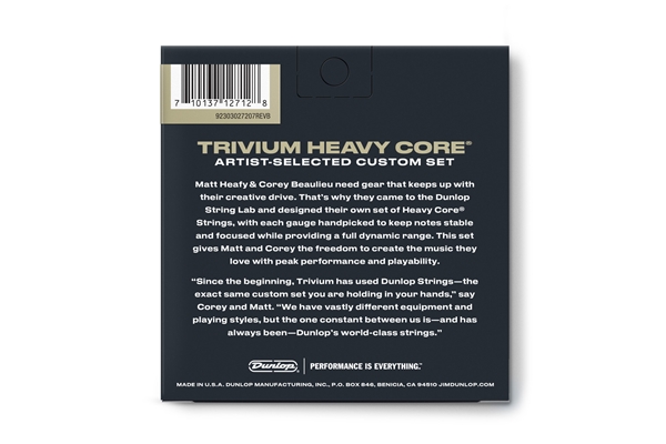 Dunlop - TVMN1063-7 Trivium Heavy Core