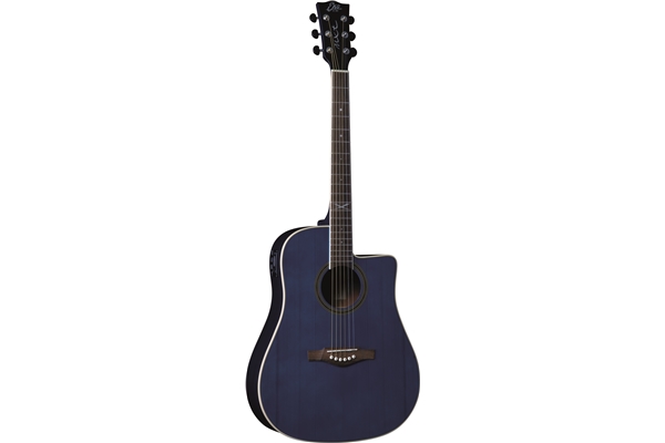 Eko Guitars - NXT D100ce See Through Blue