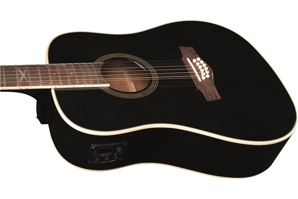 Eko Guitars - NXT D100e XII See Through Black