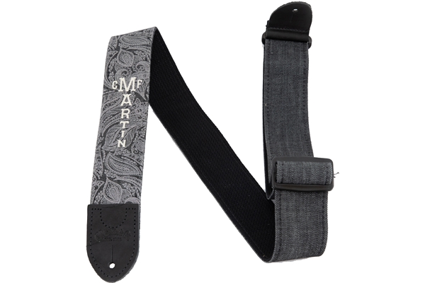 Martin & Co. - 18A0109 Tracolla Denim Black, Paisley