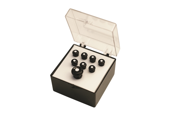 Martin & Co. - 18APP21 Set Pin Black, White Inlay