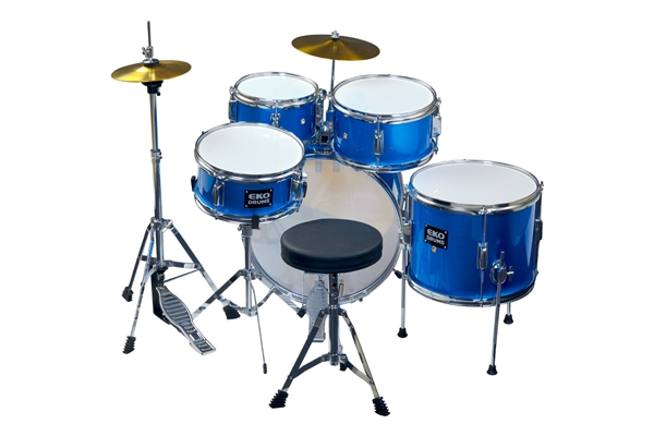 Eko Drums - ED-200 Drum kit Metallic Blue - 5 pezzi