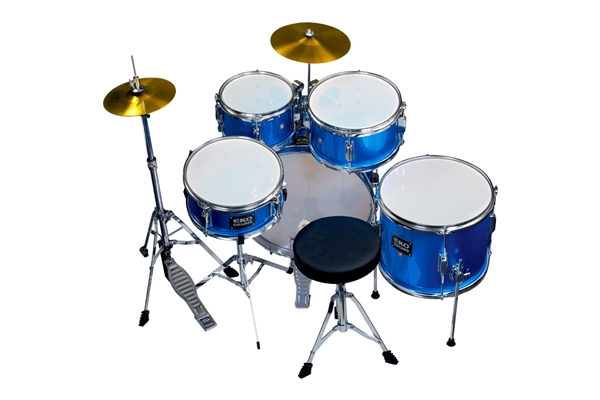 Eko Drums - ED-200 Drum kit Metallic Blue - 5 pezzi