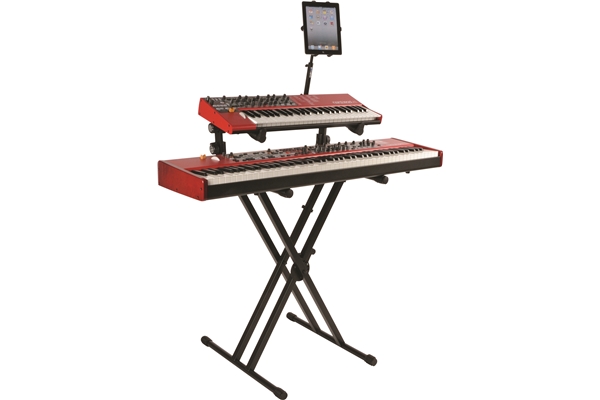 Quik Lok - QL/642 Supporto a X per 2 Tastiere