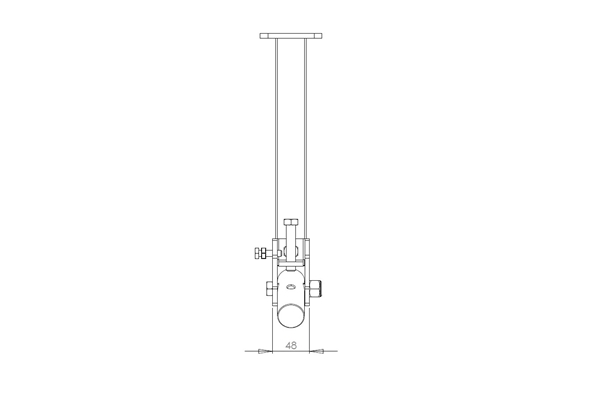 Quik Lok - QL/95 Coppia di supporti a muro per casse