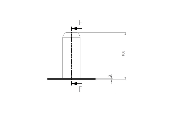 Quik Lok - SC/107 Flangia Alta per Speaker