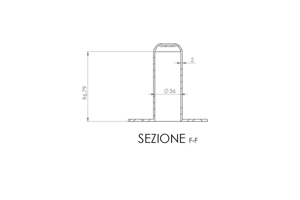 Quik Lok - SC/107 Flangia Alta per Speaker