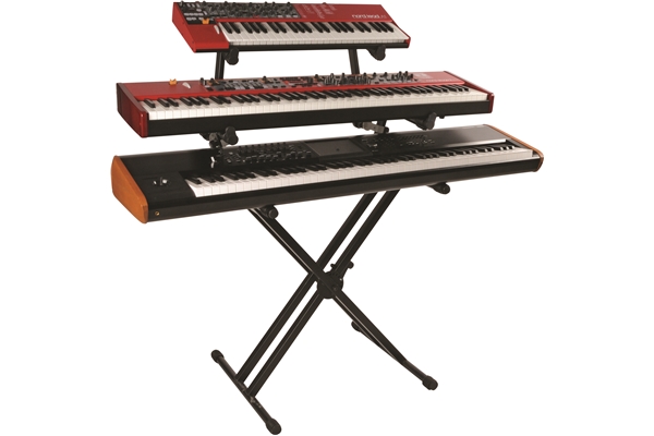 Quik Lok - QL/723 Supporto Professionale a X per 3 Tastiere