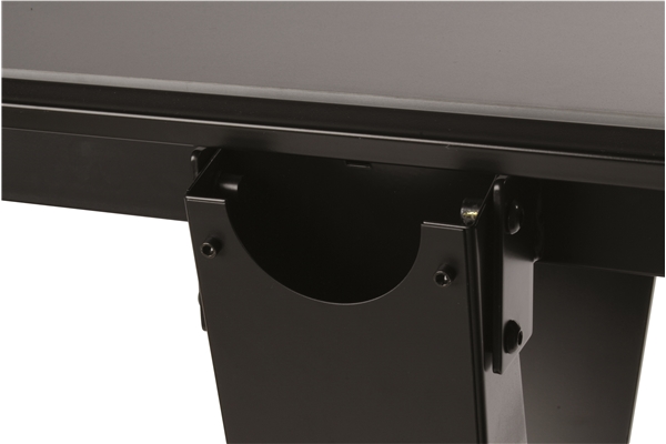Quik Lok - Z/460 BK Workstation a 3 Ripiani Finitura Black