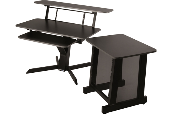 Quik Lok - Z/460 BK Workstation a 3 Ripiani Finitura Black