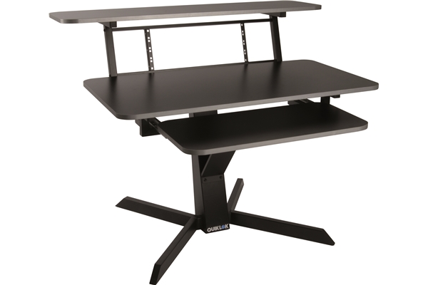 Quik Lok - Z/460 BK Workstation a 3 Ripiani Finitura Black