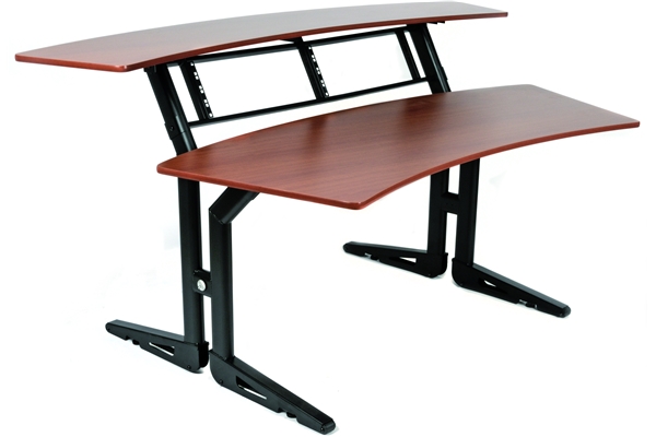 Quik Lok - Z/630 CY Workstation a 2 Ripiani Finitura Ciliegio