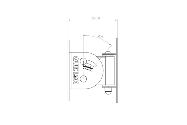 Quik Lok - QL/953 Coppia di supporti per casse