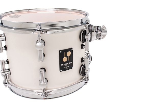Sonor - Momentum Tom 10x7.75 in Acero - Satin Pure White Sonor - Momentum Tom 10x7.75 in Acero - Satin Pure White