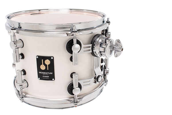 Sonor - Momentum Tom 10x7.75 in Acero - Satin Pure White Sonor - Momentum Tom 10x7.75 in Acero - Satin Pure White