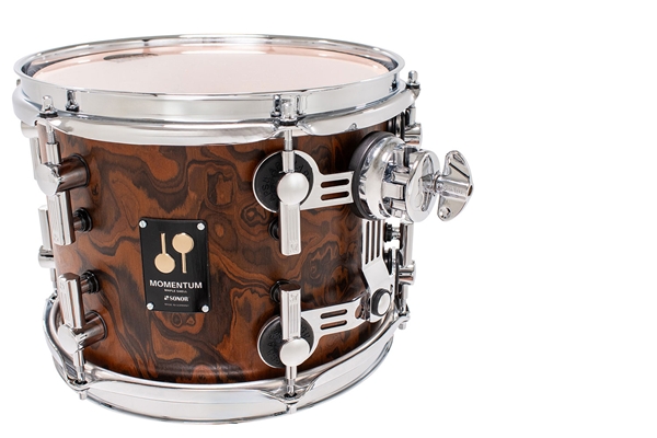 Sonor - Momentum Tom 10x7.75 in Acero - California Burl Sonor - Momentum Tom 10x7.75 in Acero - California Burl