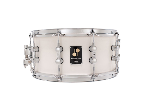 Sonor - Momentum Rullante 14x6.5 in Faggio - Satin Pure White Sonor - Momentum Rullante 14x6.5 in Faggio - Satin Pure White