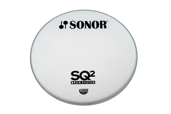 Sonor - Pelle Grancassa 16” Bianca/SONOR & SQ2 nero