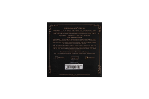 Aquila - 147U Thunderblack Uke Set