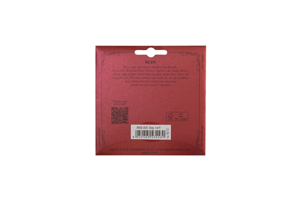 Aquila - 62O Iraqi Oud Reds 1st ff strings