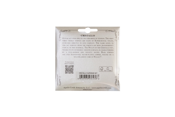 Aquila - 138C CRISTALLO Guit Set S tens