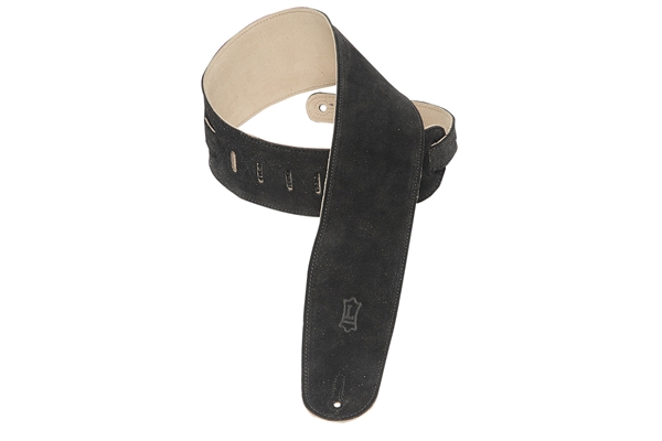 Levy's - MS4-BLK Tracolla per basso in pelle scamosciata Black 3 1/2