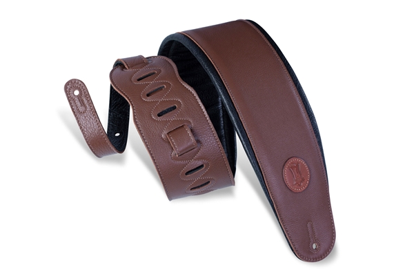 Levy's - MSS2-4-XL-BRN Tracolla per basso XL in pelle Signature Brown 4 1/2