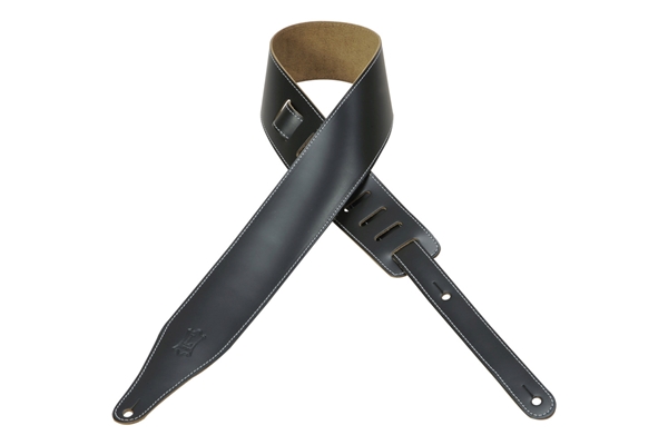 Levy's - DM17-BLK Tracolla in pelle Black 2 1/2