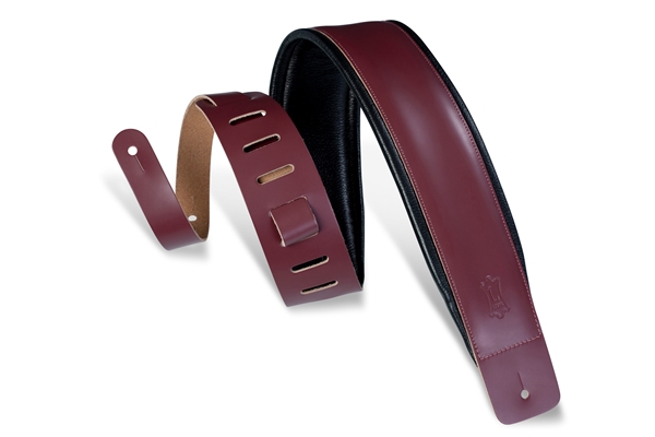 Levy's - DM1PD-BRG Tracolla in pelle Burgundy 3